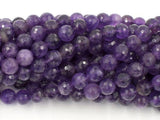 Amethyst Beads, 10mm Faceted Round-Gems: Round & Faceted-BeadDirect