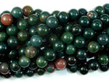 Indian Bloodstone, 10mm Round Beads-Gems: Round & Faceted-BeadDirect