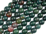 Indian Bloodstone, 10mm Round Beads-Gems: Round & Faceted-BeadDirect