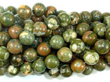Rhyolite Beads, 10mm (10.6mm) Round Beads-Gems: Round & Faceted-BeadDirect