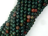 Indian Bloodstone Beads, 4mm Round Beads-Gems: Round & Faceted-BeadDirect