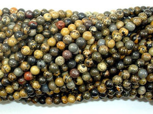 Artistic Jasper Beads, Chohua Jasper, 4mm (4.3mm)-Gems: Round & Faceted-BeadDirect