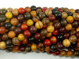 Mixed Wood Beads, 6mm Round Beads-Gems: Round & Faceted-BeadDirect