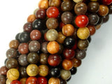 Mixed Wood Beads, 8mm Round Beads-Gems: Round & Faceted-BeadDirect