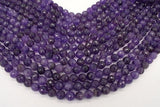 Amethyst Beads, 10mm Faceted Round-Gems: Round & Faceted-BeadDirect