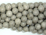 Gray Banded Jasper, 10mm, Round Beads-Gems: Round & Faceted-BeadDirect