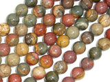 Picasso Jasper Beads, 10mm Round Beads-Gems: Round & Faceted-BeadDirect