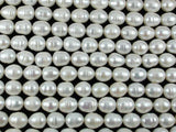 Fresh Water Pearl Beads, Rice, White, 10x12mm-Pearls & Glass-BeadDirect