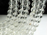 Clear Quartz Beads, 8mm Round Beads-Gems: Round & Faceted-BeadDirect