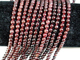 Red Garnet Beads, 4mm-4.7mm Round Beads-Gems: Round & Faceted-BeadDirect