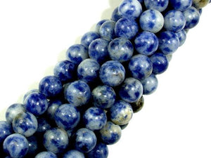 Blue Spot Jasper Beads, Round, 6mm-Gems: Round & Faceted-BeadDirect
