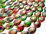 Mosaic Stone Beads, Multicolor, Flat Teardrop-Gems: Nugget,Chips,Drop-BeadDirect