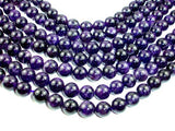 Amethyst - Round Beads, 12mm-Gems: Round & Faceted-BeadDirect