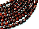 Red Tiger Eye Beads, 8mm Round Beads-Gems: Round & Faceted-BeadDirect