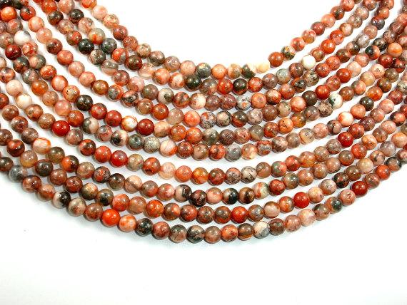 Agate Beads, Round, 6mm, 16 Inch-Agate: Round & Faceted-BeadDirect