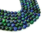 Azurite Malachite Beads, Round, 12mm-Gems: Round & Faceted-BeadDirect