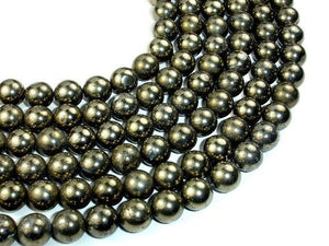 Pyrite, Round beads, 10mm-Gems: Round & Faceted-BeadDirect