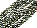 Pyrite Beads, Faceted Round, 6mm-Gems: Round & Faceted-BeadDirect