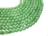Green Aventurine Beads, Round, 12mm-Gems: Round & Faceted-BeadDirect