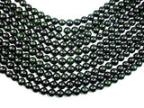 Green Goldstone Beads, Round, 10mm-Gems: Round & Faceted-BeadDirect
