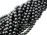 Hematite Beads, Round, 8mm-Gems: Round & Faceted-BeadDirect