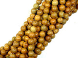 Wood Jasper Beads, Round, 6mm ( 6.3mm)-Gems: Round & Faceted-BeadDirect
