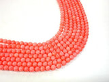 Pink Coral Beads, Angel Skin Coral, 6mm Round Beads-Gems: Round & Faceted-BeadDirect