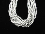 White Howlite Beads, Round, 6mm (6.3 mm), 15.5 Inch-Gems: Round & Faceted-BeadDirect