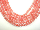 Cherry Quartz Beads, Round, 10mm-Gems: Round & Faceted-BeadDirect