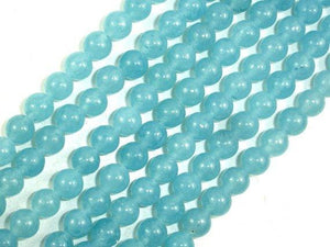 Blue Sponge Quartz Beads, Round, 6mm-Gems: Round & Faceted-BeadDirect
