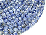 Blue Spot Jasper Beads, Round, 10mm-Gems: Round & Faceted-BeadDirect