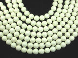 Lemon Chrysoprase Beads, Round, 14mm-Gems: Round & Faceted-BeadDirect