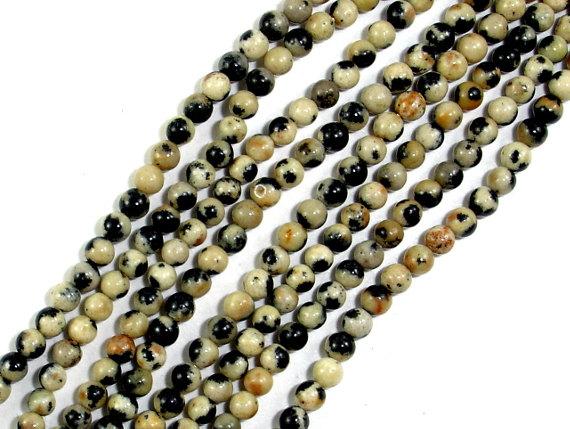 Dalmation Jasper Beads, Round, 2mm-Gems: Round & Faceted-BeadDirect