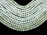 White Moonstone Beads, 7.5mm(7.8mm) Round Beads-Gems: Round & Faceted-BeadDirect