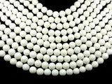 White Sponge Coral Beads, Round, 12mm-Gems: Round & Faceted-BeadDirect