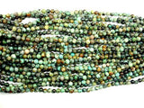 African Turquoise Beads, Round, 4mm (4.5mm)-Gems: Round & Faceted-BeadDirect