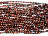 Red Tiger Eye Beads, Round, 4mm-Gems: Round & Faceted-BeadDirect