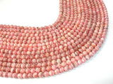 Rhodochrosite Beads, Round, 5mm-Gems: Round & Faceted-BeadDirect