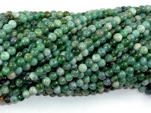 Indian Jade, Round Beads, 4mm-Gems: Round & Faceted-BeadDirect