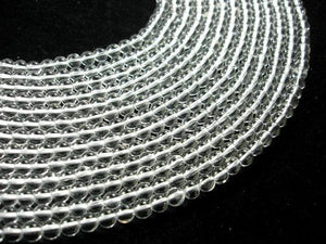 Clear Quartz Beads, 6mm (6.2mm) Round Beads,15.5 Inch, Full strand-Gems: Round & Faceted-BeadDirect