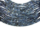 Dumortierite Beads, 8mm Round Beads-Gems: Round & Faceted-BeadDirect