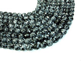 Snowflake Obsidian Beads, Faceted Round, 12mm-Gems: Round & Faceted-BeadDirect