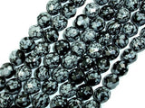 Snowflake Obsidian Beads, Faceted Round, 12mm-Gems: Round & Faceted-BeadDirect