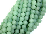Matte Green Aventurine Beads, Round, 8mm-Gems: Round & Faceted-BeadDirect