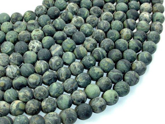 Matte Kambaba Jasper Beads, Round, 10mm-Gems: Round & Faceted-BeadDirect