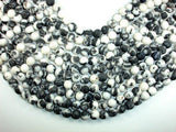 Matte Zebra Jasper Beads, Round, 10mm-Gems: Round & Faceted-BeadDirect