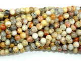 Crazy Lace Agate Beads, Round, 4mm-Gems: Round & Faceted-BeadDirect