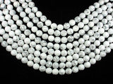 White Howlite Beads, Faceted Round, 12mm-Gems: Round & Faceted-BeadDirect
