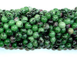 Ruby Zoisite Beads, 6mm Round Beads-Gems: Round & Faceted-BeadDirect