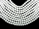 White Jade Beads, Round, 10mm (10.5mm)-Gems: Round & Faceted-BeadDirect